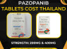 Indian Pazopanib 200mg Tablets Lowest Cost USA, UAE, Dubai