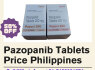 Buy Pazopanib 400mg Tablets Online Price Thailand, Dubai, Malaysia